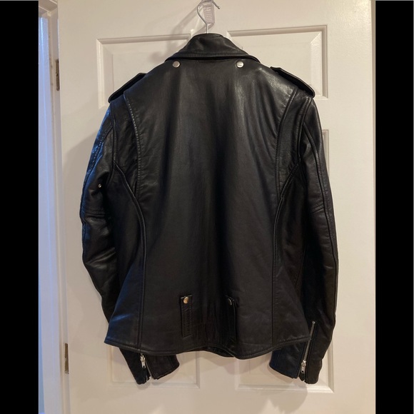 BLK DNM Leather biker Jacket No.65. Size Medium. BNWT - Picture 5 of 15